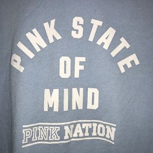 PINK Light Blue Pullover